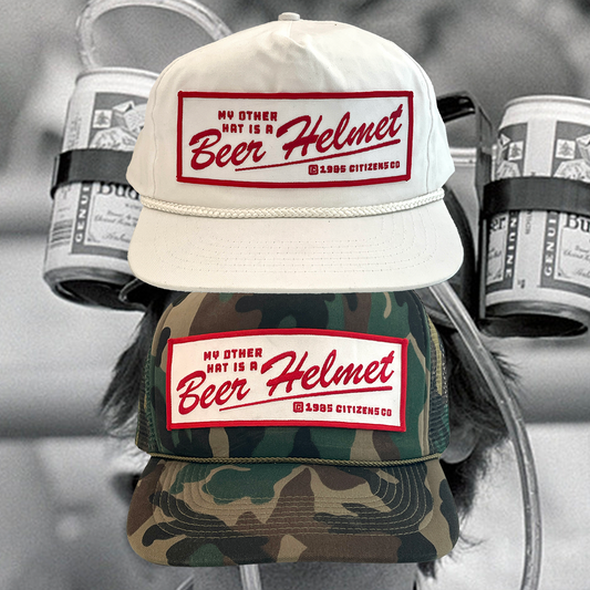 "BEER HELMET" Deadstock Trucker Hat