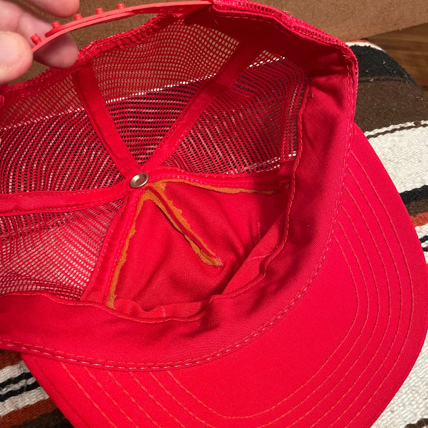 Budweiser Bowtie Fabric Trucker Hat