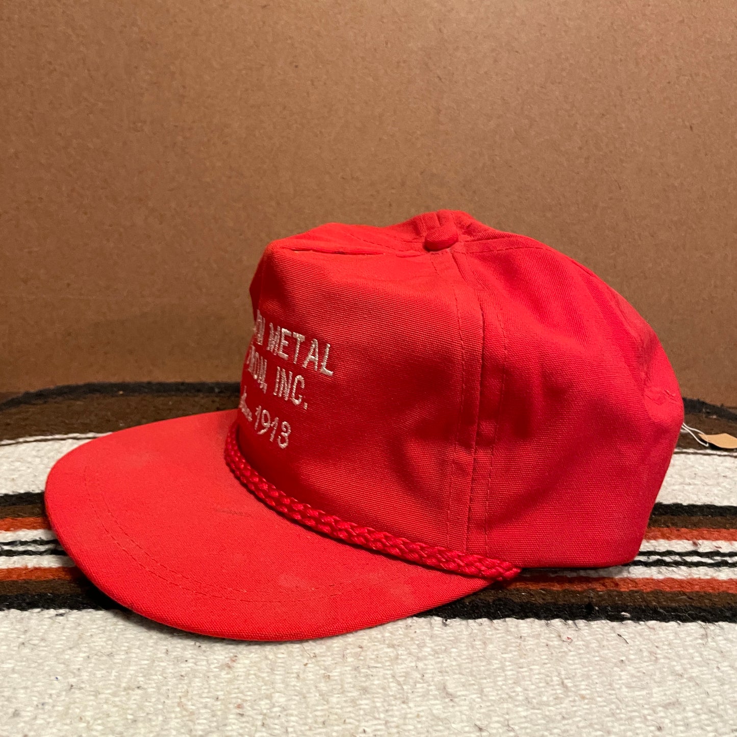 Austin Metal & Iron Embroidered Rope Hat