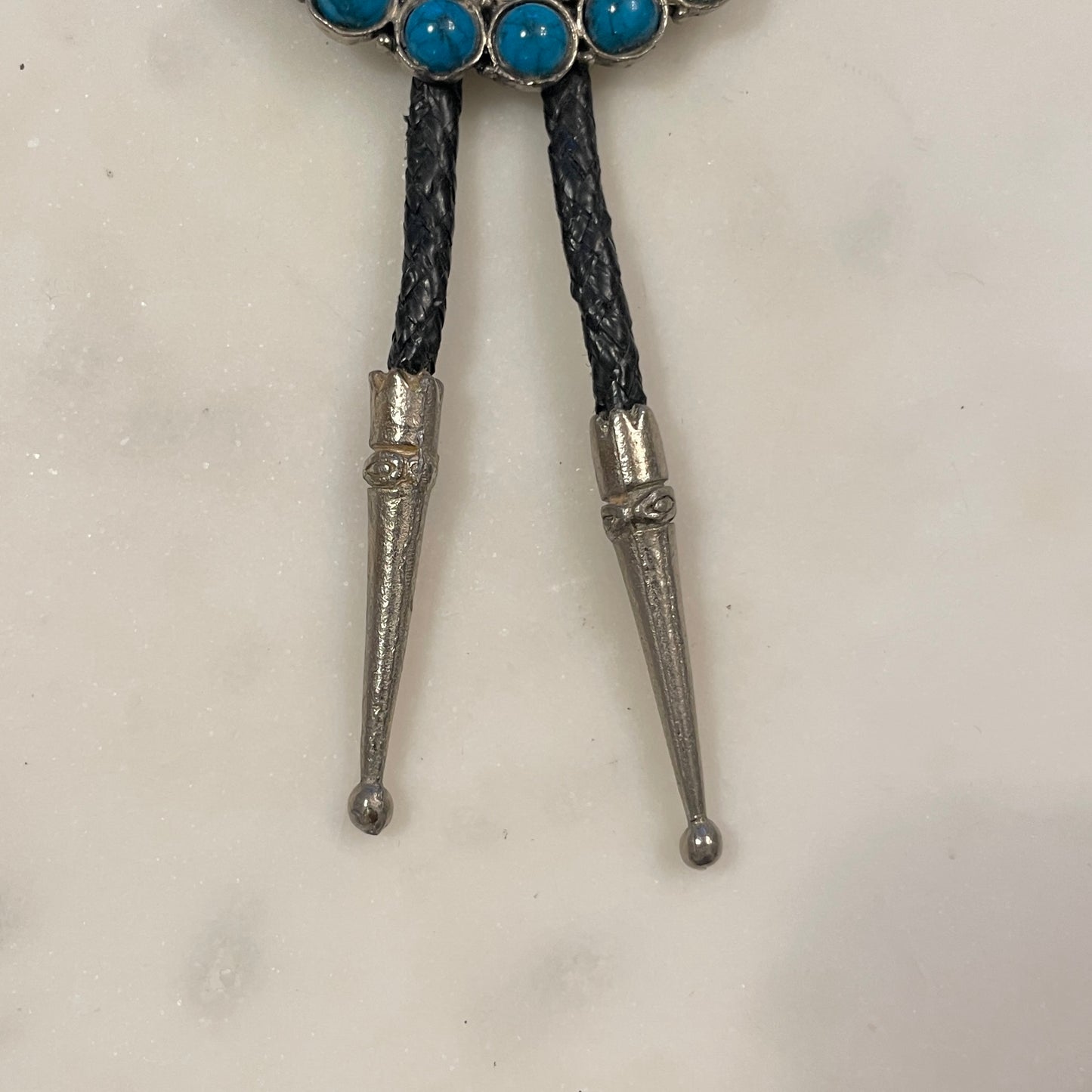 Faux Turquoise Zuni Bolo