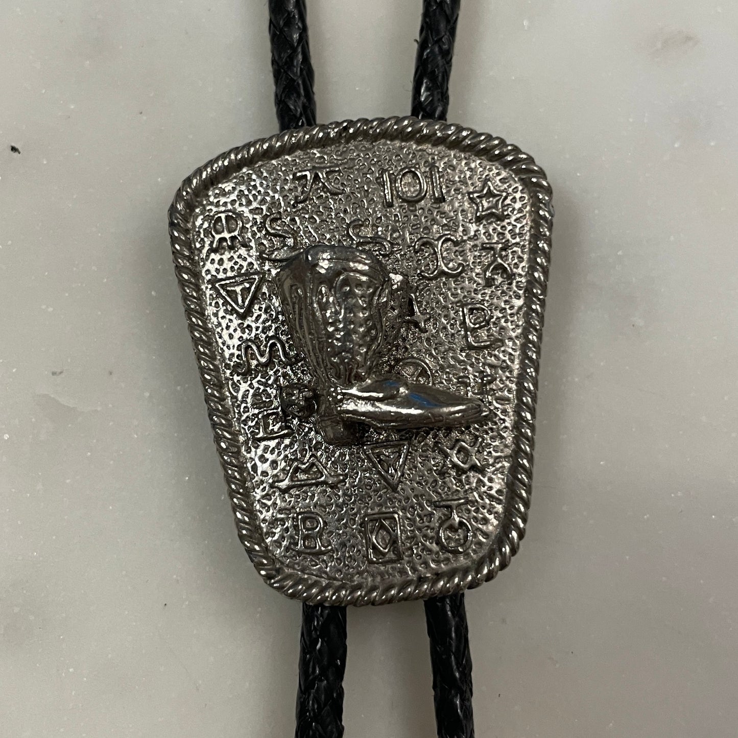 Cowboy Boot Zodiac Bolo