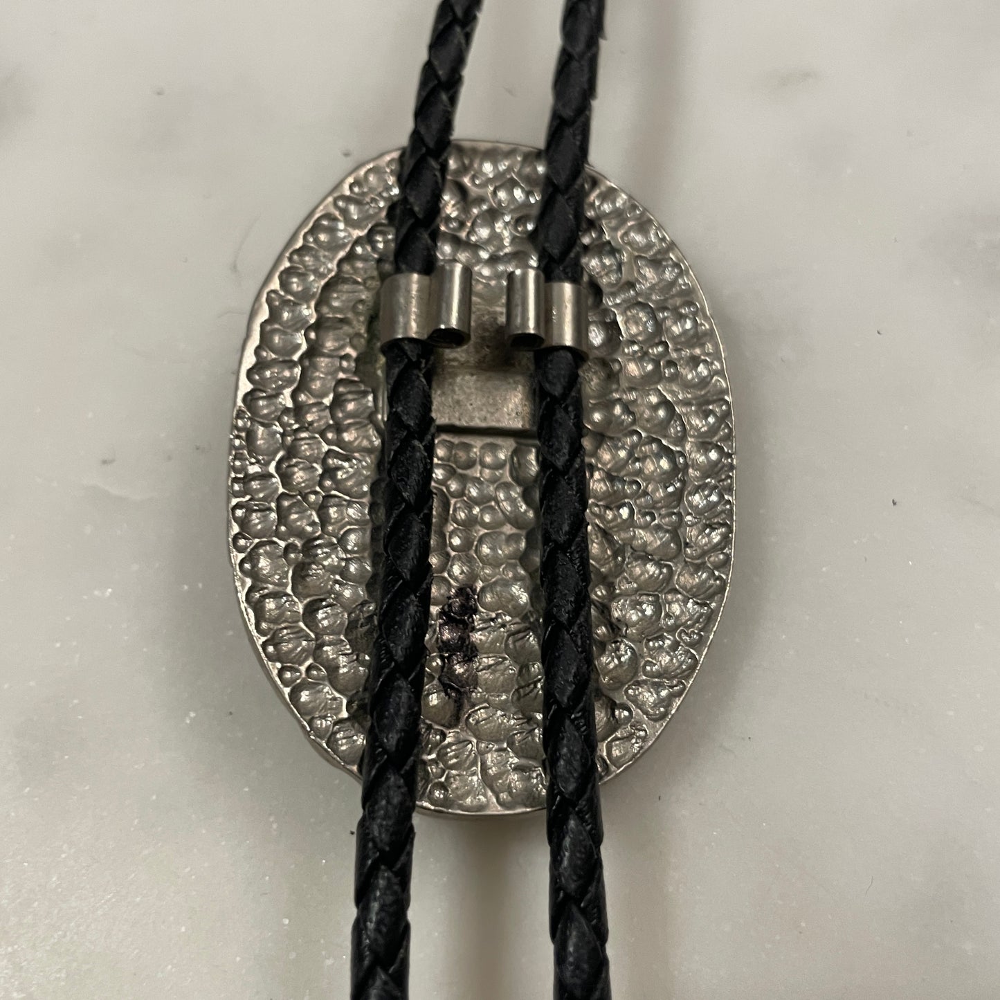 Turquoise & Coral Eagle Head Bolo