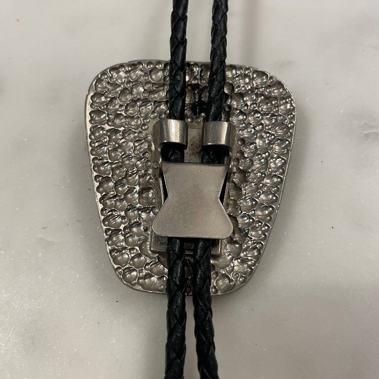Turquoise & Coral Eagle Head Bolo