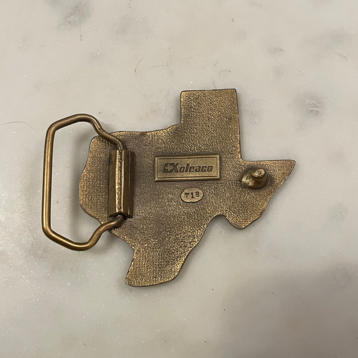 Enamel Texas Buckle