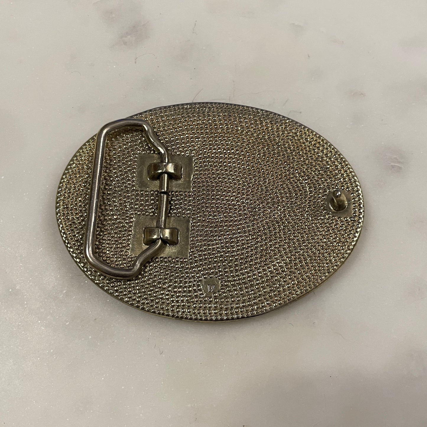 Enamel Eagle & Brushed Metal Buckle