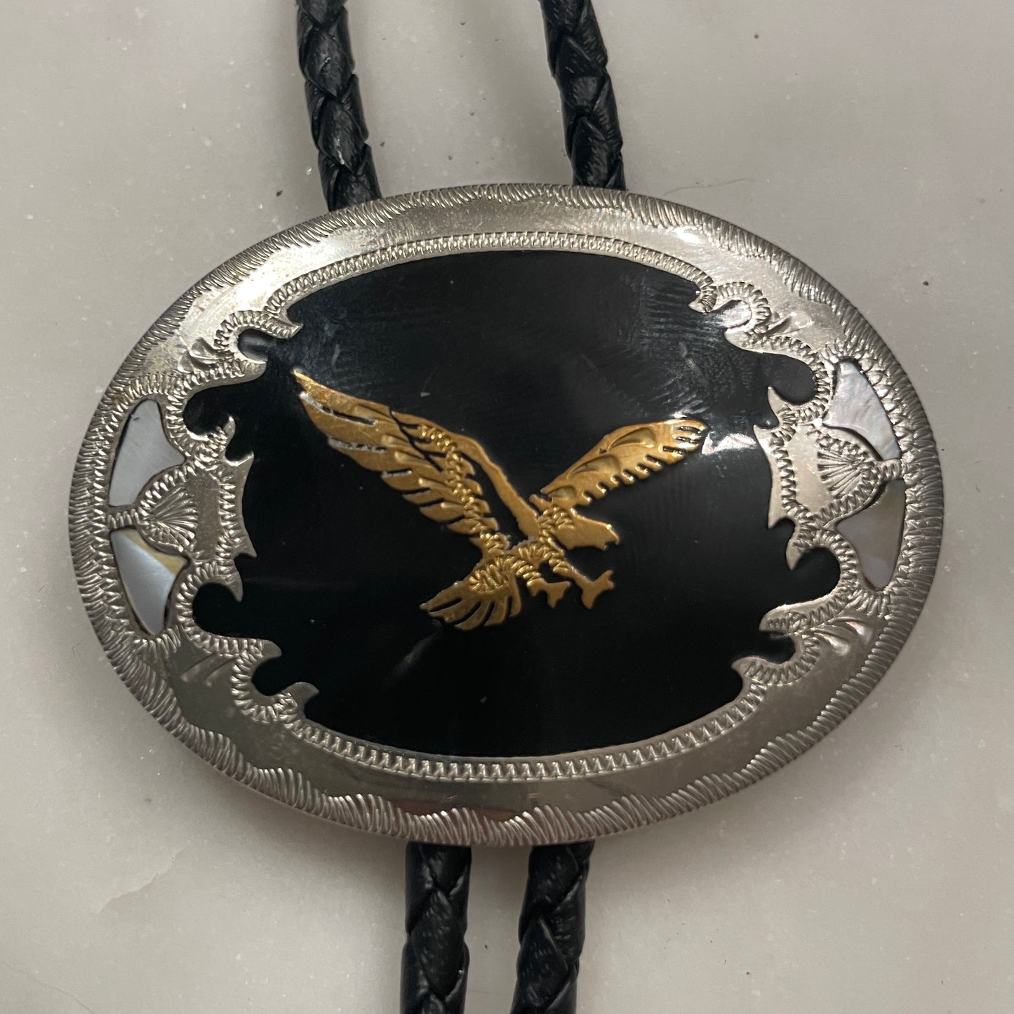 Eagle Inlay Bolo