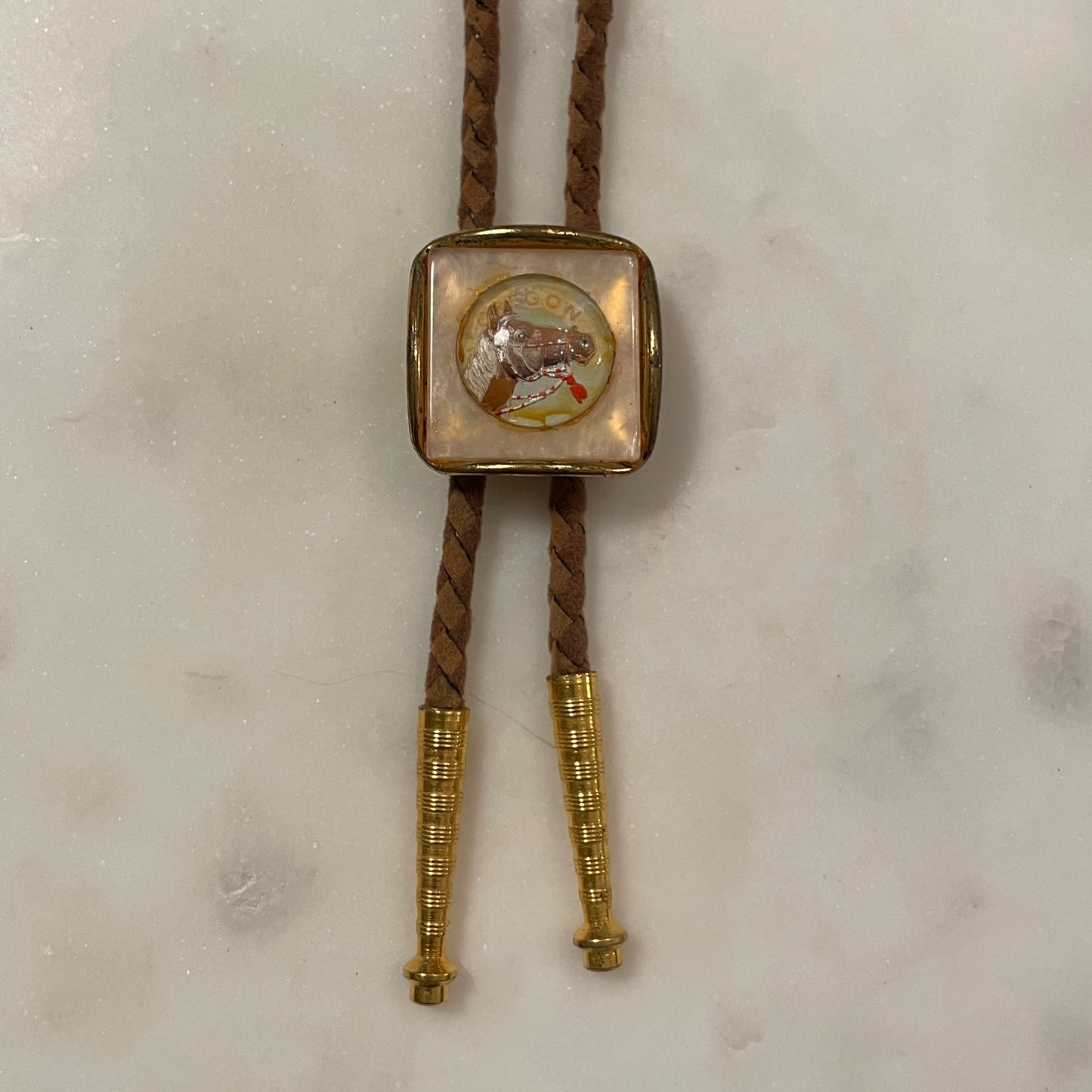 Enamel Horse Bolo