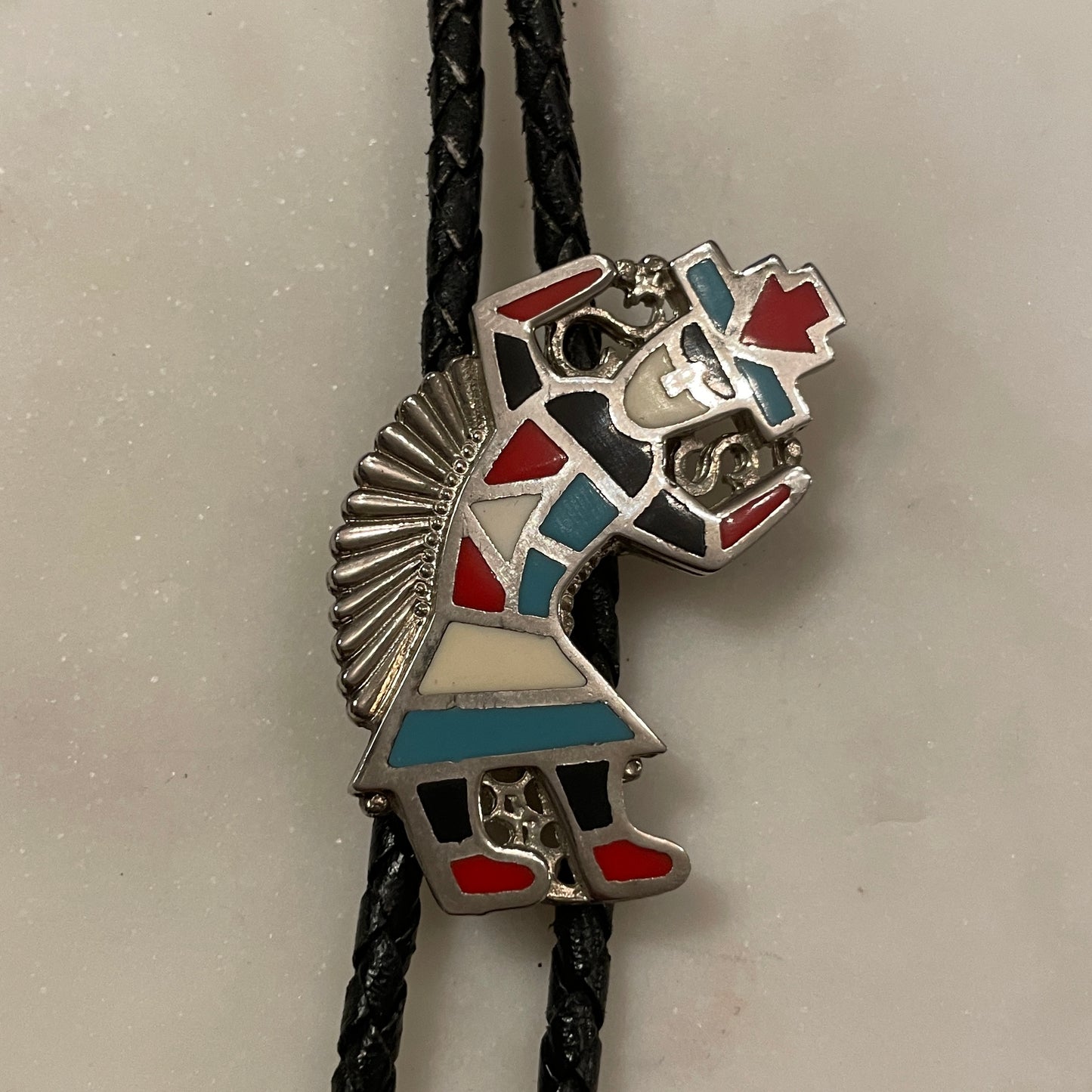 Enamel Zuni Bolo