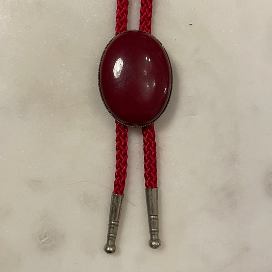 Maroon Stone Bolo