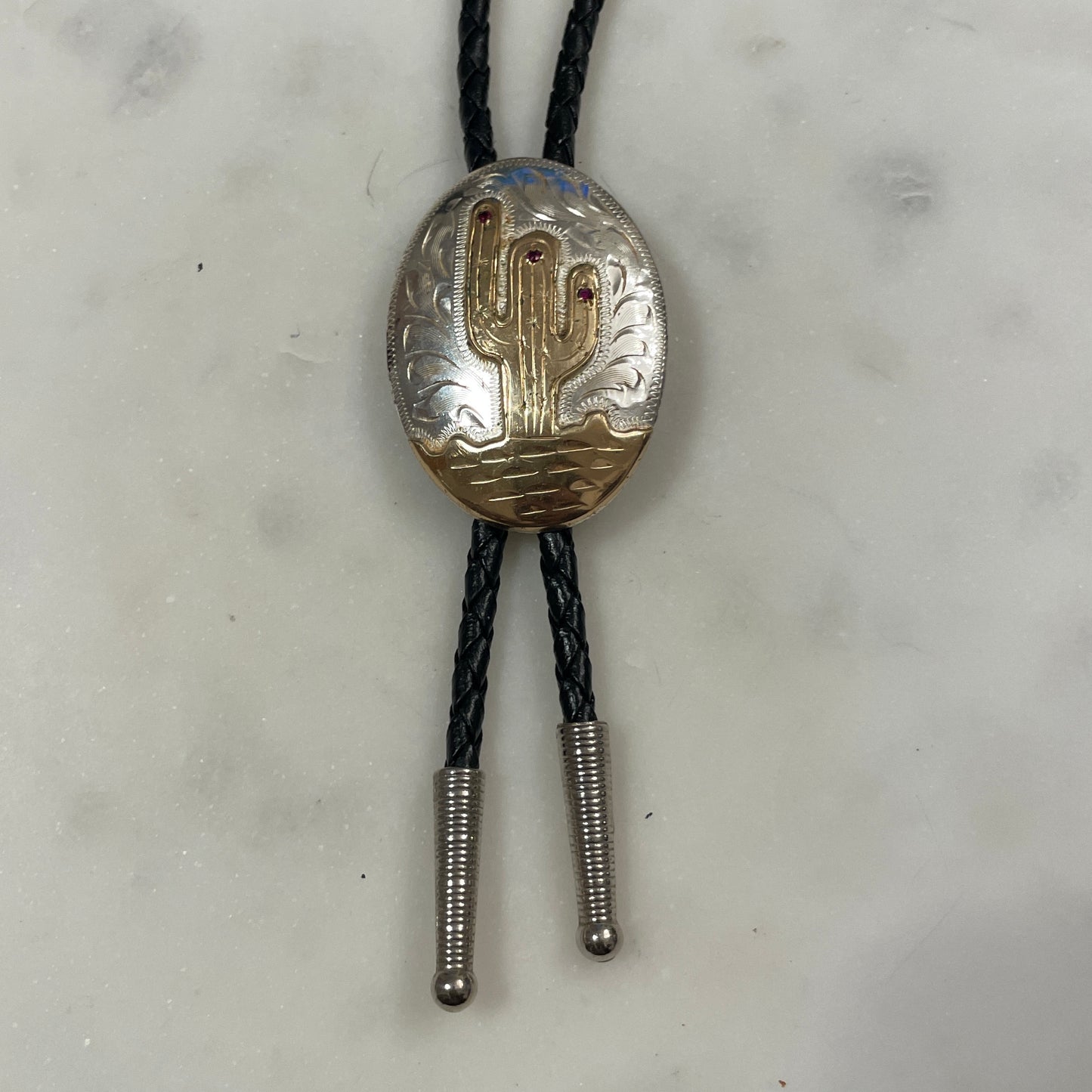 Two Tone Cactus Bolo