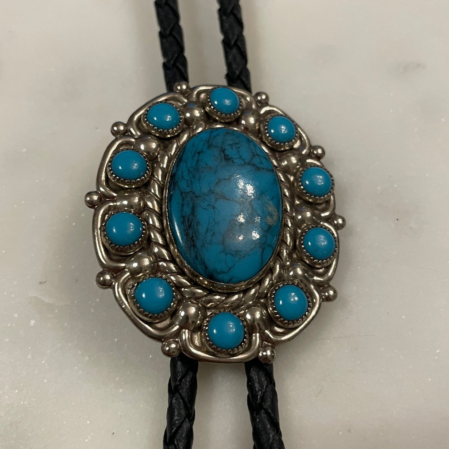 Bell Trading Faux Turquoise Bolo [c. 1970s]