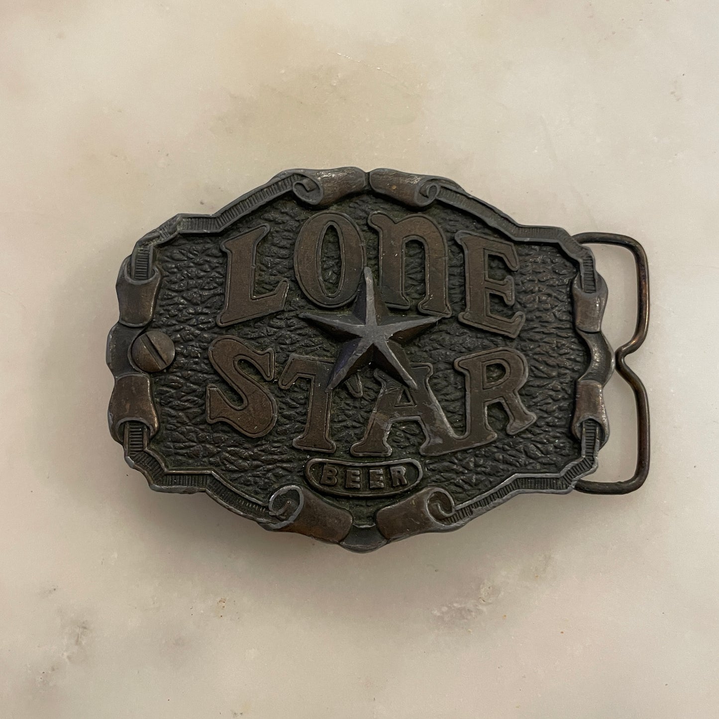 Lone Star Beer Buckle [1975]