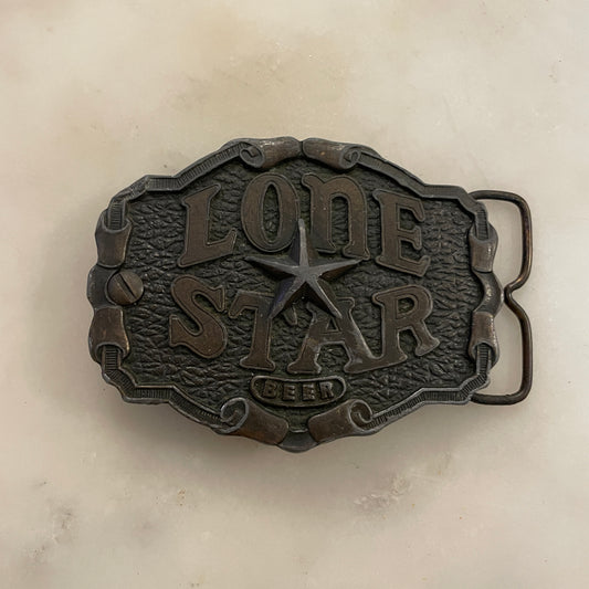 Lone Star Beer Buckle [1975]