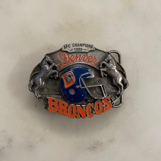 Denver Broncos AFC Champs Buckle [1987]