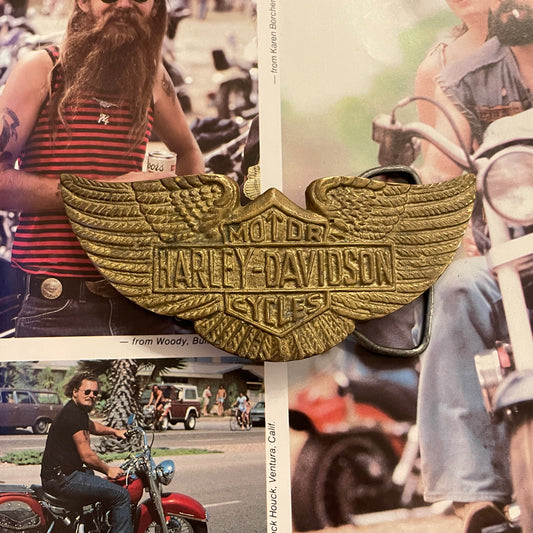 Harley Davidson Winged Buckle