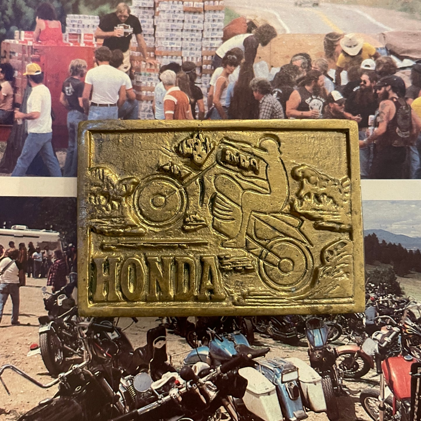 Honda Dirtbike Buckle [1970s]