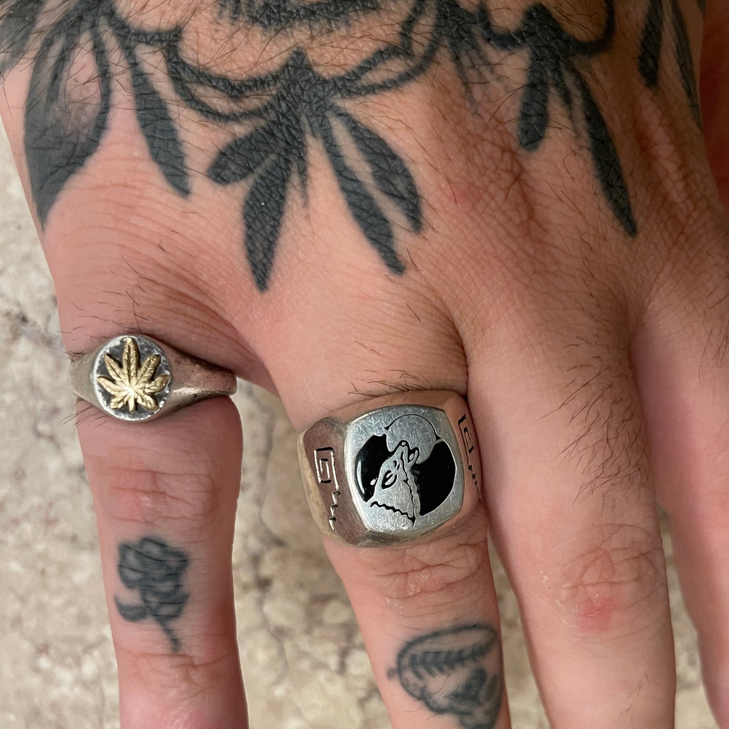 G&S Howling Wolf Ring [Size 10]