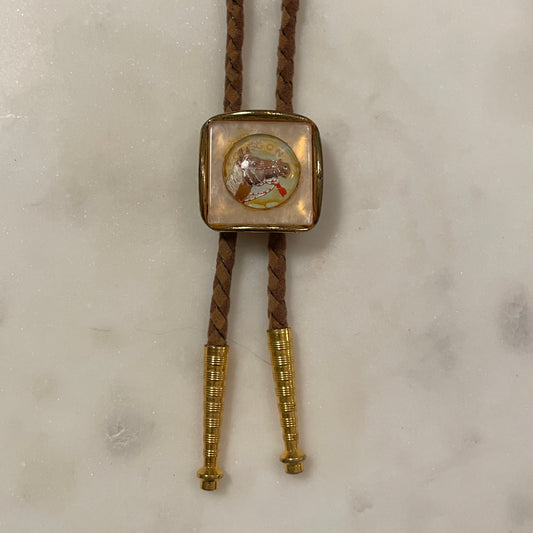 Enamel Horse Bolo