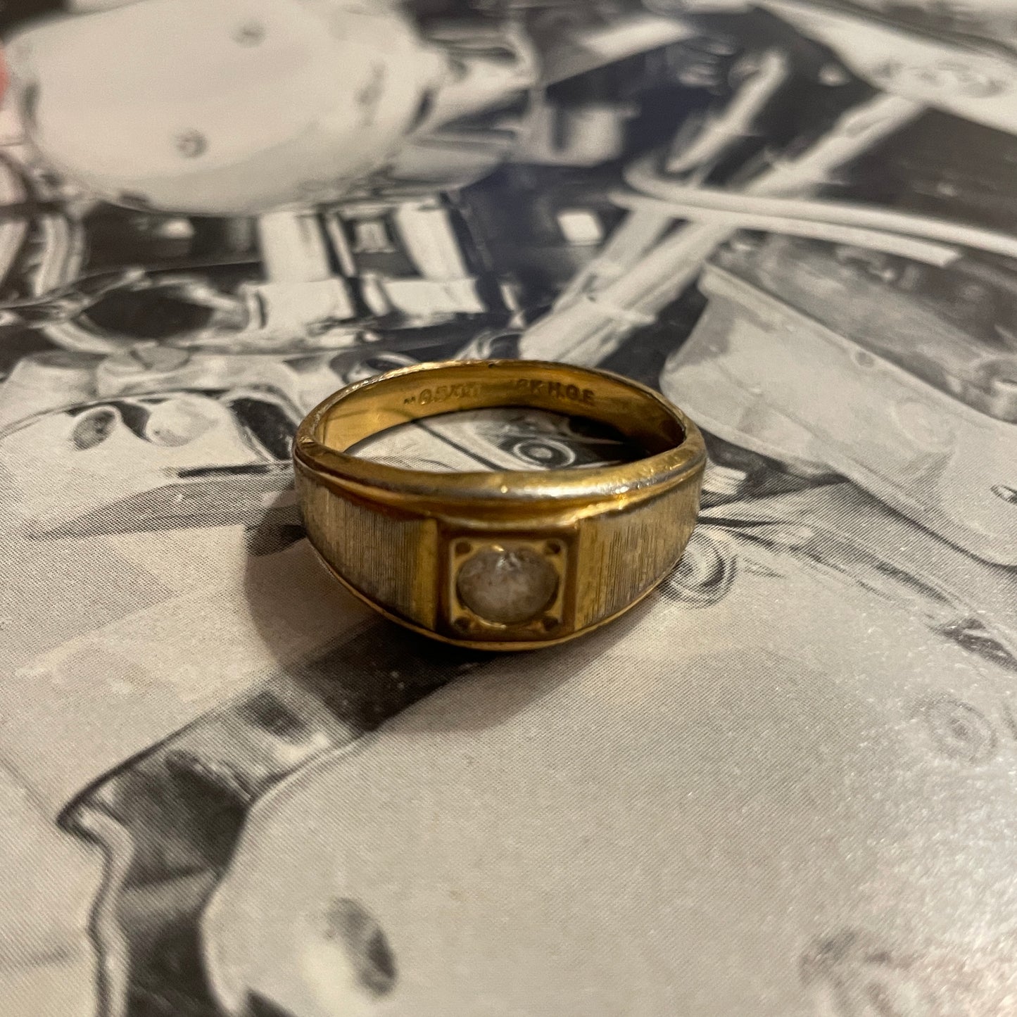 18k Gold Plated Band Ring [Size 12.5]