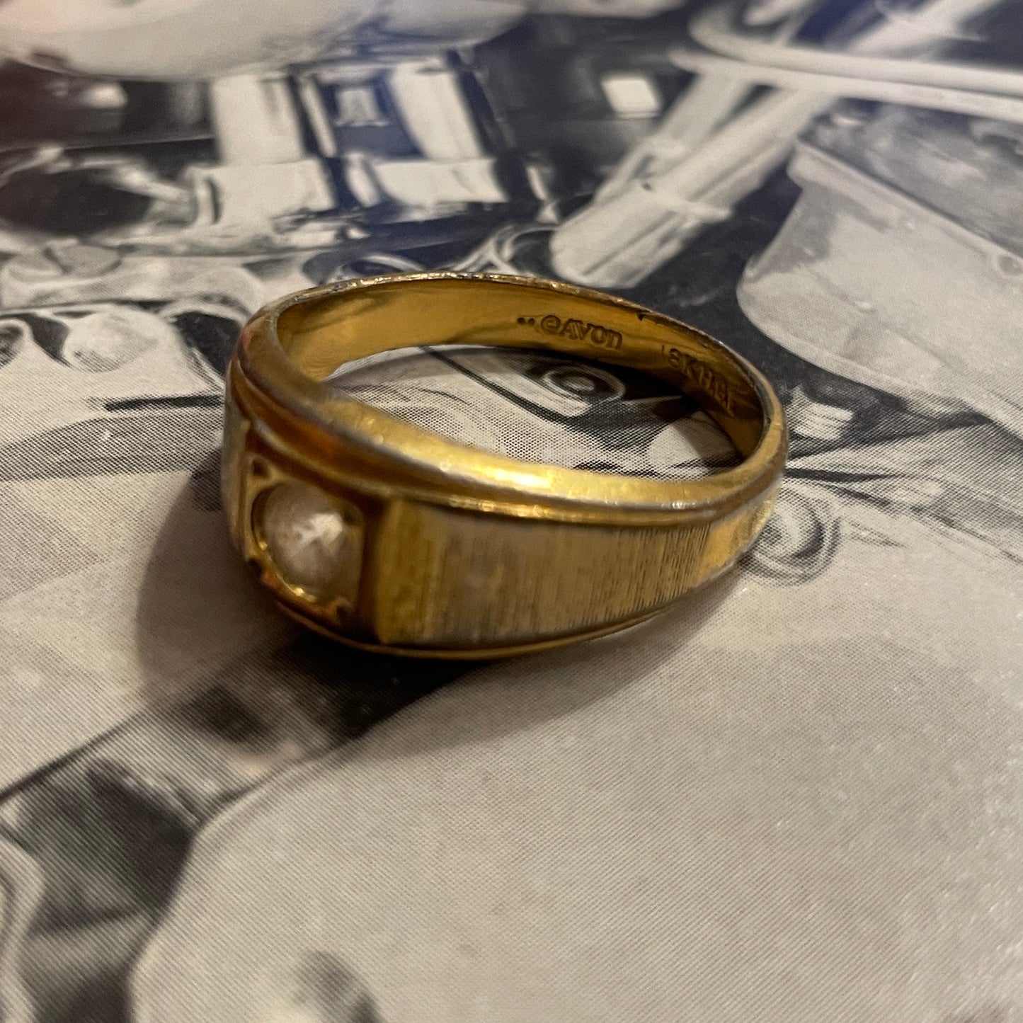 18k Gold Plated Band Ring [Size 12.5]