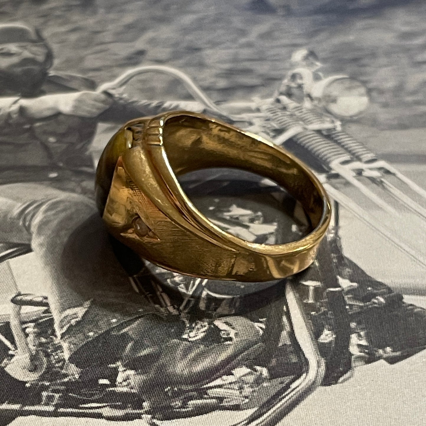 Tiger's Eye 14k Gold Filled Ring [Size 11]