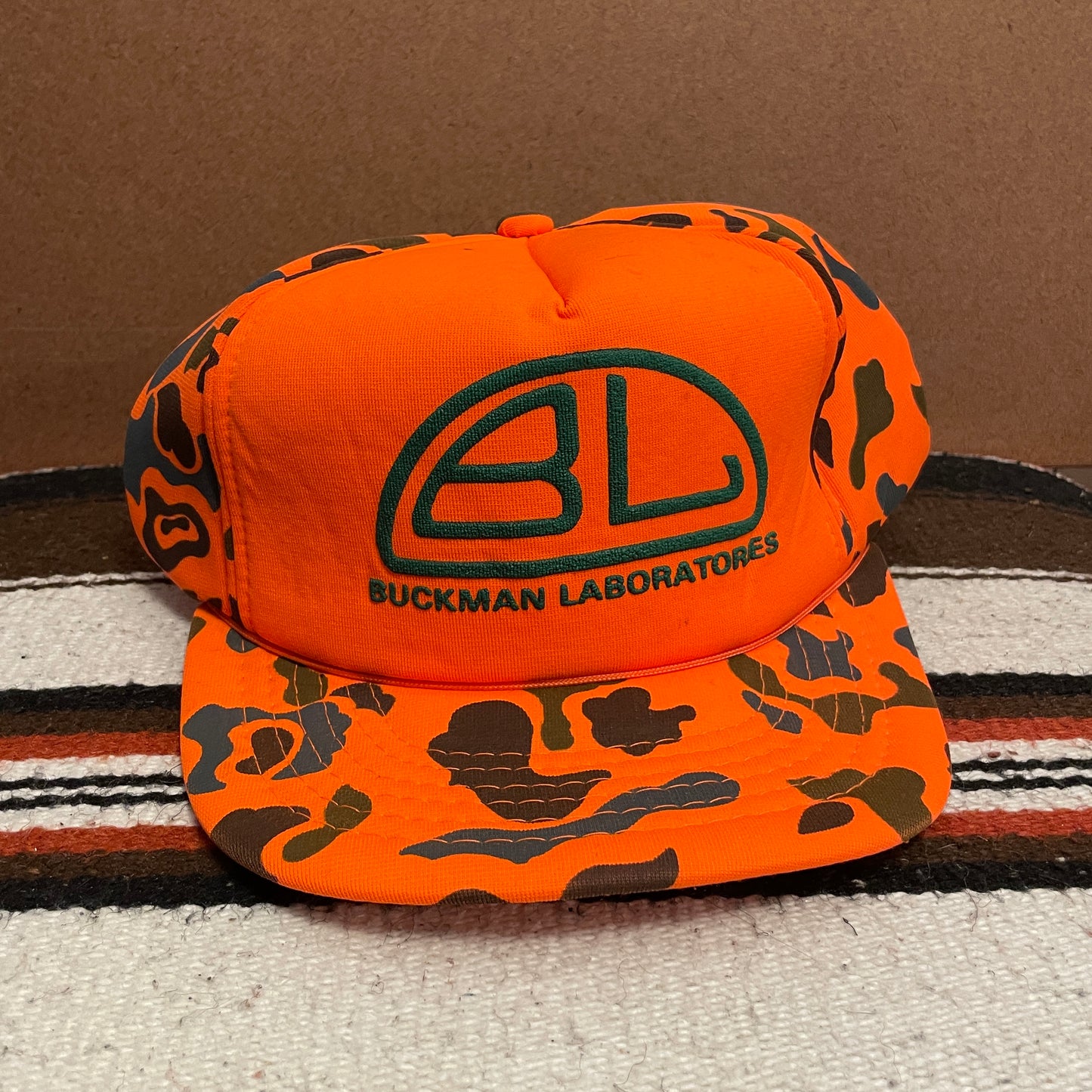 Buckman Labs High Vis Camo Foam Hat