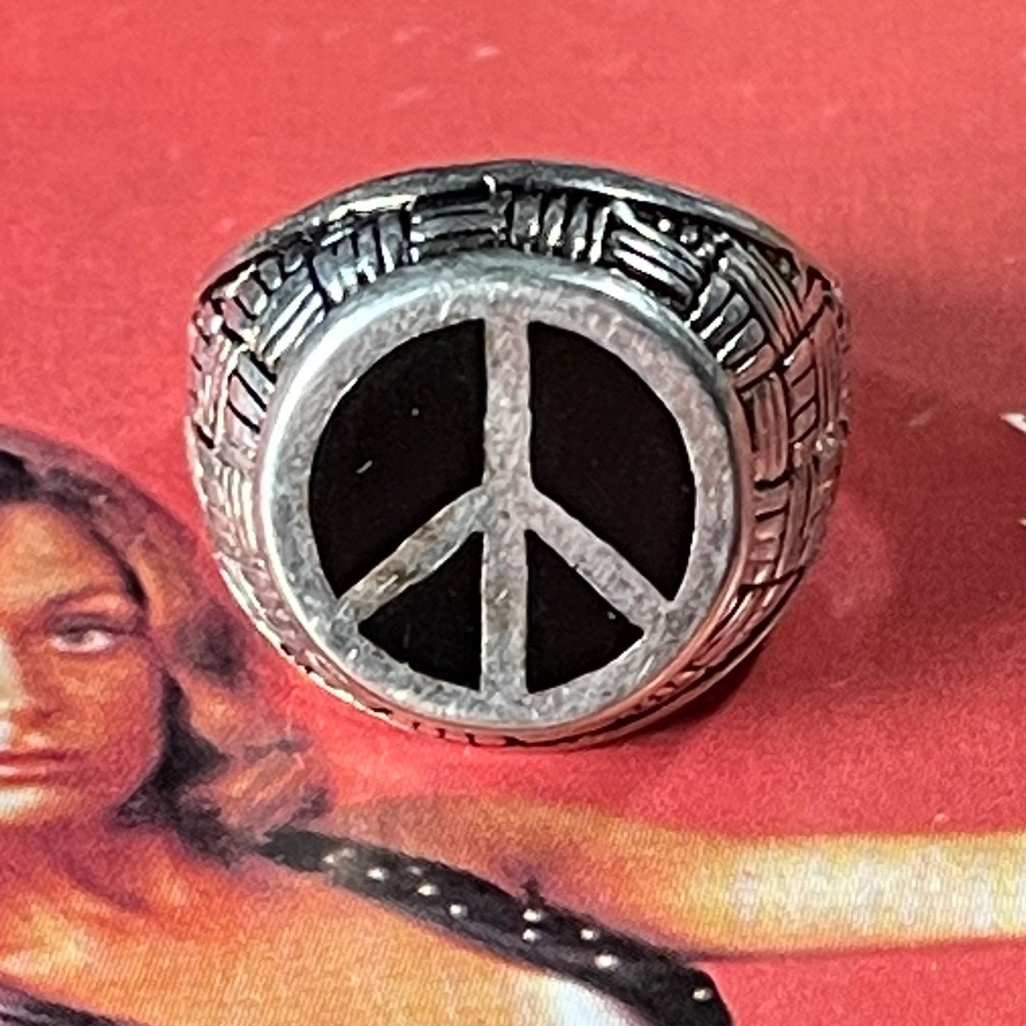 G&S Peace Sign Ring [Size 6]