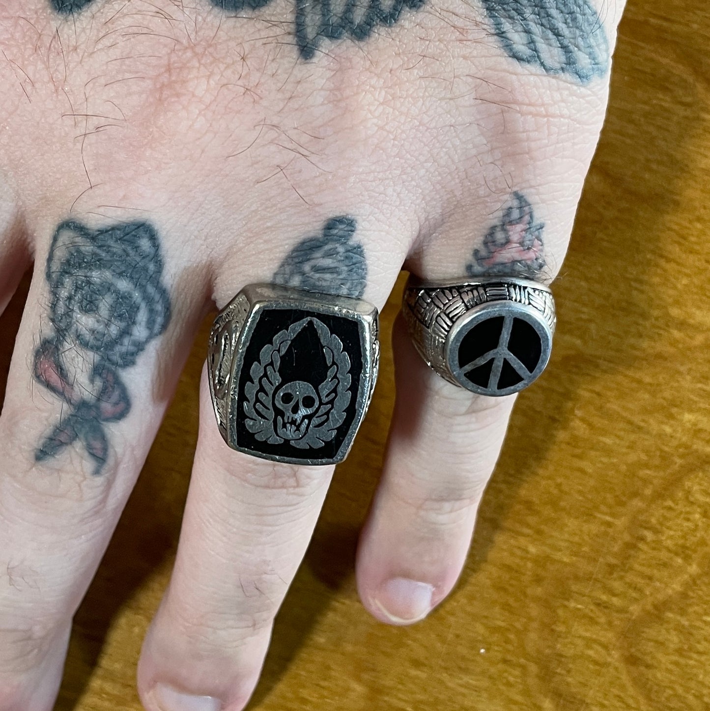 G&S Winged Skull Ring [Size 8]