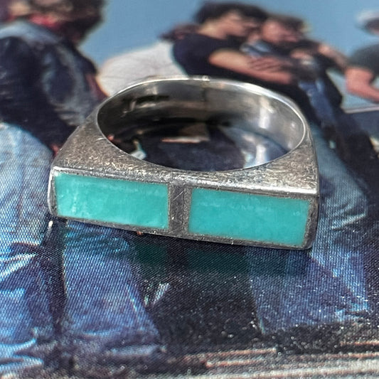 Bell Trading Post Sterling Silver Turquoise Ring [Size 7]
