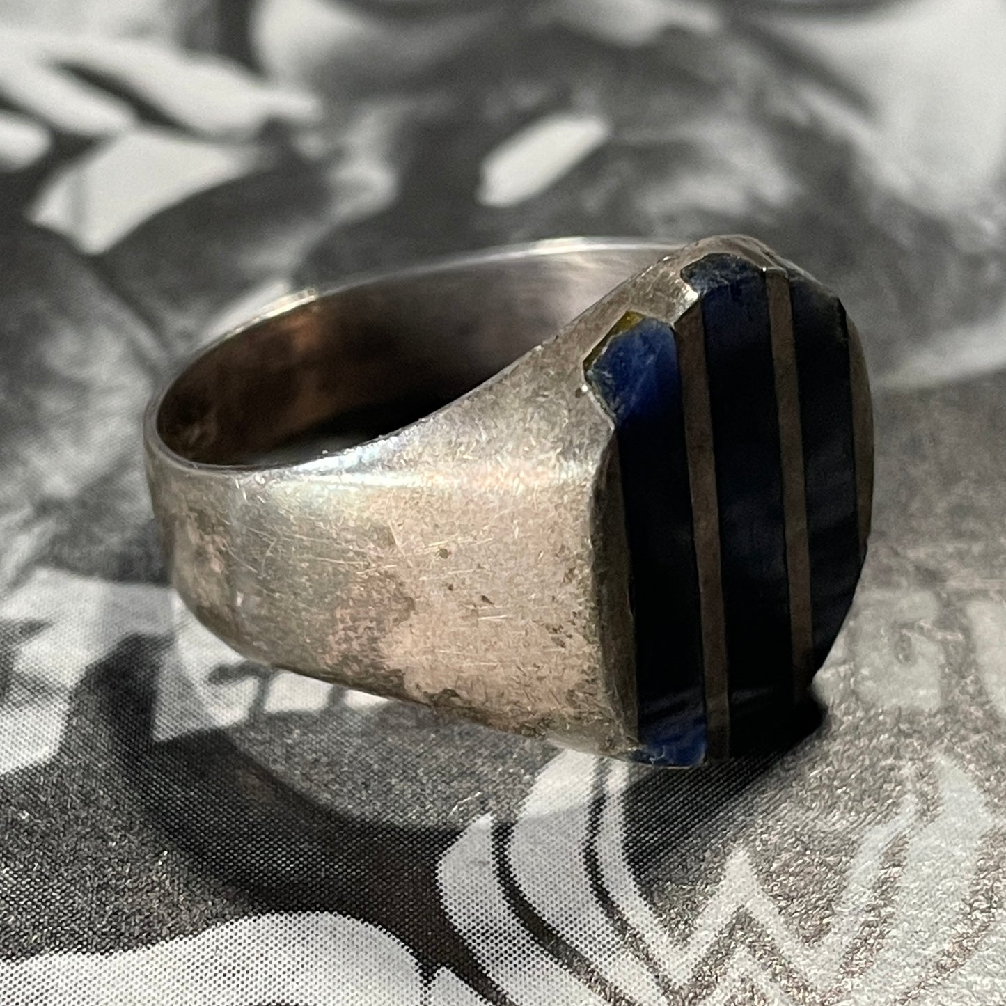 Soldalite Geometric Sterling Silver Ring [Size 9.5]