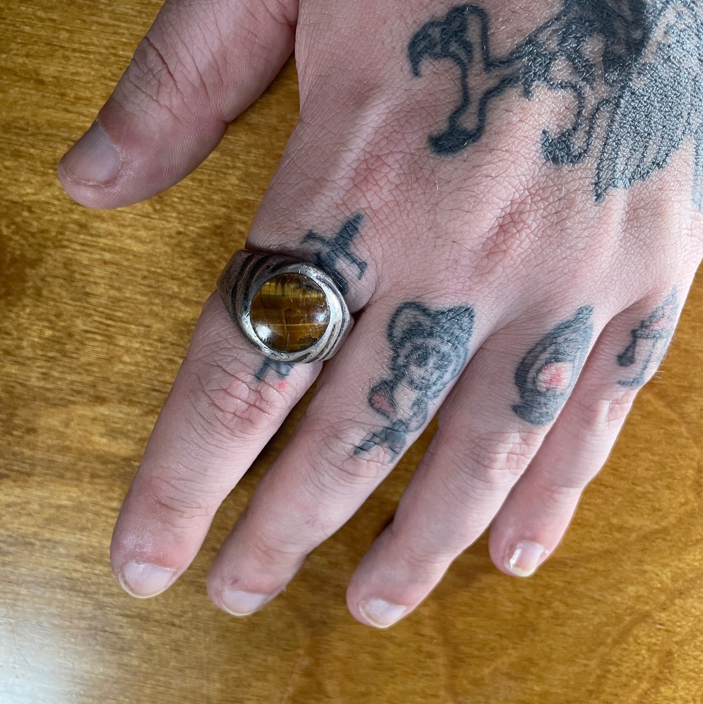Tigers Eye Sterling Silver Ring [Size 12.25]
