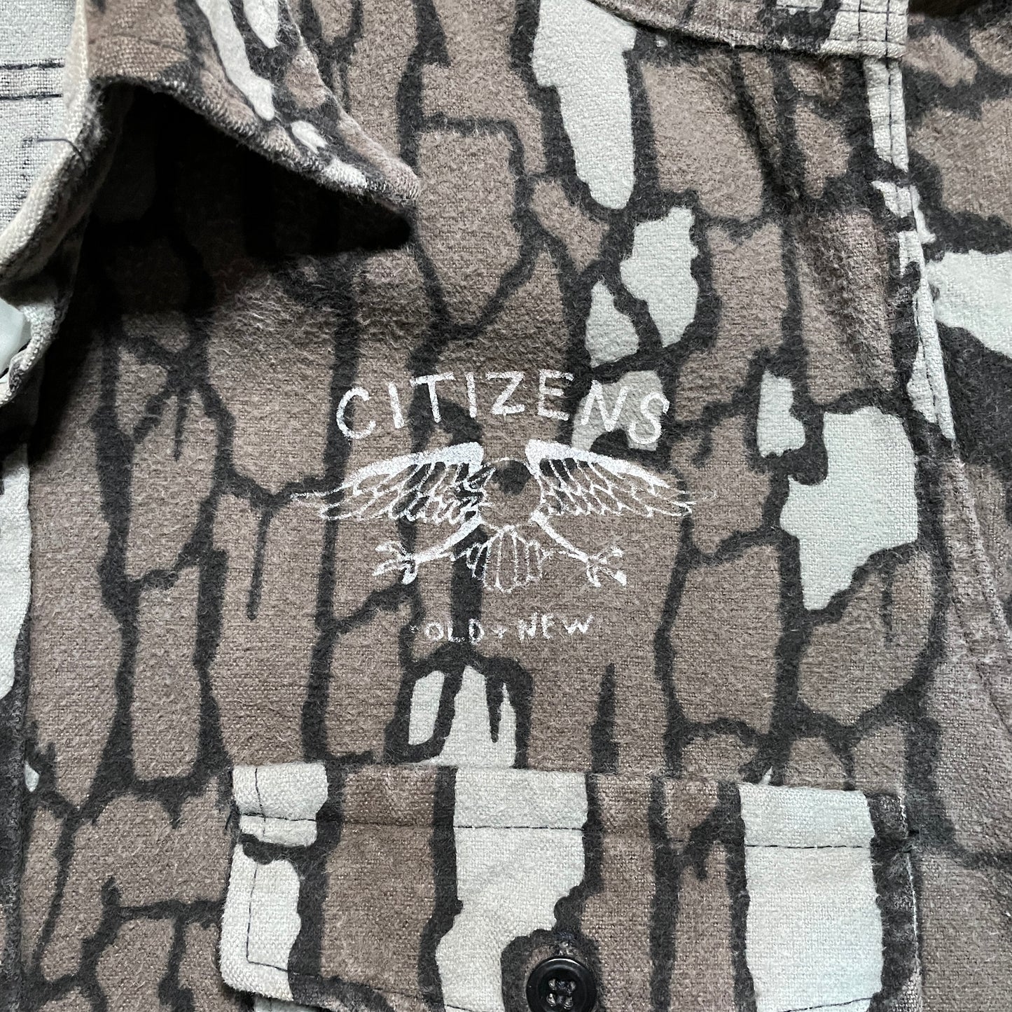 Citizens Eagle Camo Button Down [XL]